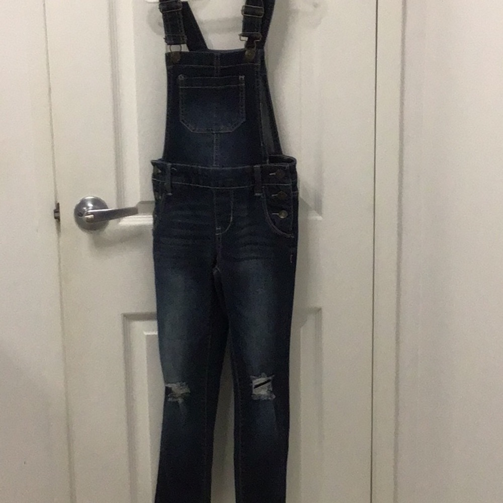💗Long denim overalls💗